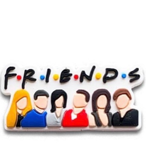 Friends Main Characters Shoe Charm For Crocs Shoes Or Bags - New!